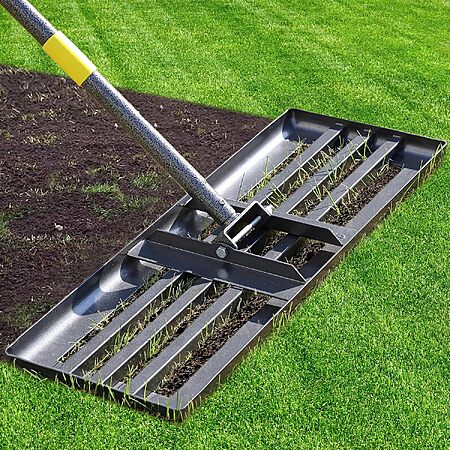 This Heavy Duty Lawn Leveling Rake Is Half Off at Amazon