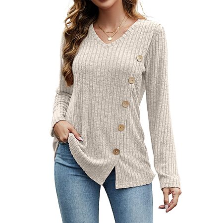 Dimur Women’s Long-Sleeve Tunic Top Hits a Steal Price on Amazon