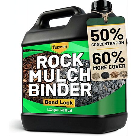 Lock in Your Landscaping with Teexpert Rock & Mulch Glue—Now 70% Off on Amazon