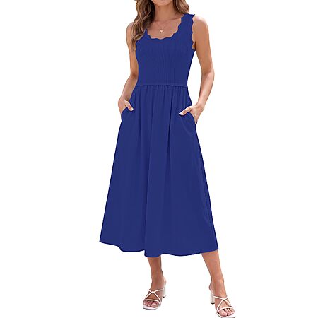 AUMORA Women’s Flowy Dress with Pockets Is a Steal Right Now on Amazon