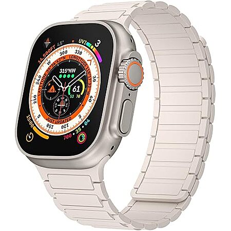 Score a CRSBX Silicone Magnetic Apple Watch Band for Just $4.99 on Amazon