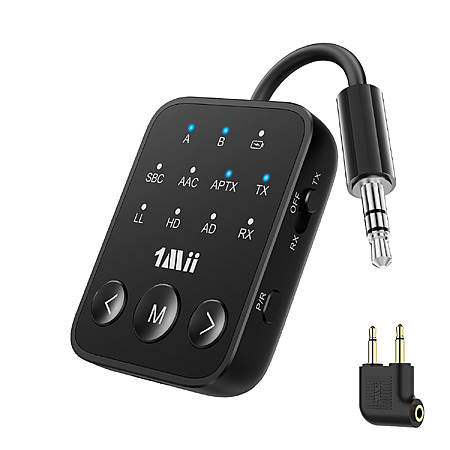 Deal Alert: 1Mii SafeFly Dot2 5.3 Bluetooth Transmitter Receiver (for TV, Airplane) $12.99 + Free Shipping w/ Prime or on $35+ orders