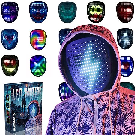 Score Big with This 50% Off Depointer LED Transforming Mask at Amazon