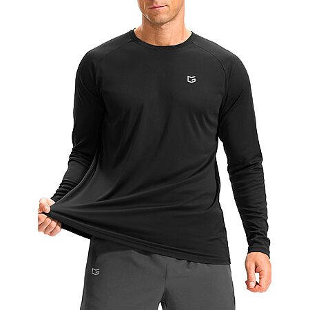 G Gradual Men's Long Sleeve Dry Fit Athletic Running Shirt (Various) $9.99 + Free Shipping w/ Prime or on $35+