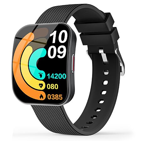 Deal Alert: MFVLP 1.85″ AMOLED Fitness Watch w/ Bluetooth Calling, 120+ Sports Modes & IP68 Waterproofing (Black & Matte Black) $8.99 + Free Shipping w/ Prime or on $35+